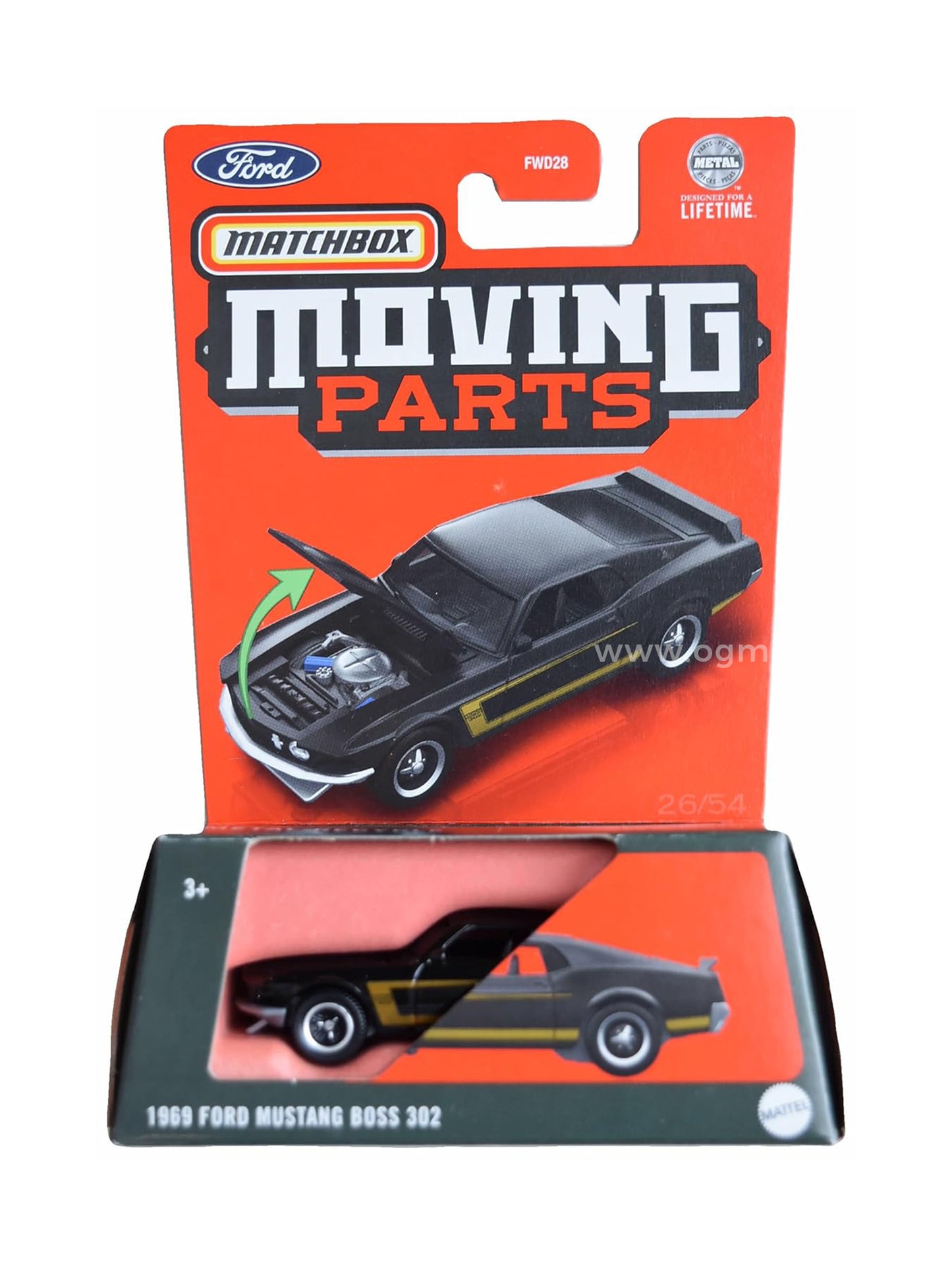 Ford Mustang 1969 Boss 302 |  Matchbox Moving Parts