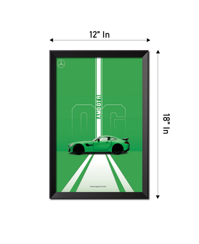 Mercedes Benz AMZ GT Frame | 12x 18 inches | OGmini