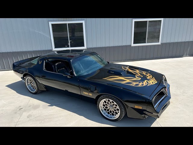 Pontiac Firebird 1978 Black 1:18 Licensed Model